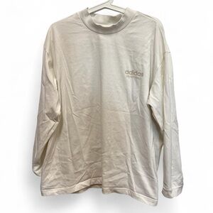 NWOT Adidas Basketball Oversized Long Sleeve Shirt with Mock Neck Size XL